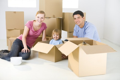 Removal team helping with a local move in Swiss Cottage