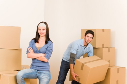 Local office movers handling business equipment near Swiss Cottage