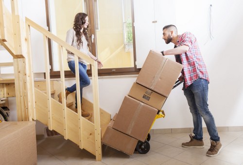 Removal van suitable for apartment and business relocations near Swiss Cottage