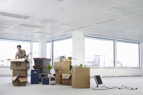 Packing and preparation for a move in Swiss Cottage