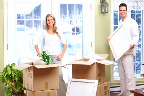 Professional movers handling apartment relocation in Swiss Cottage