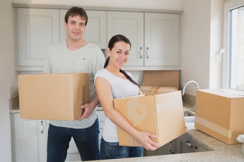 Residential furniture loading for a Swiss Cottage move